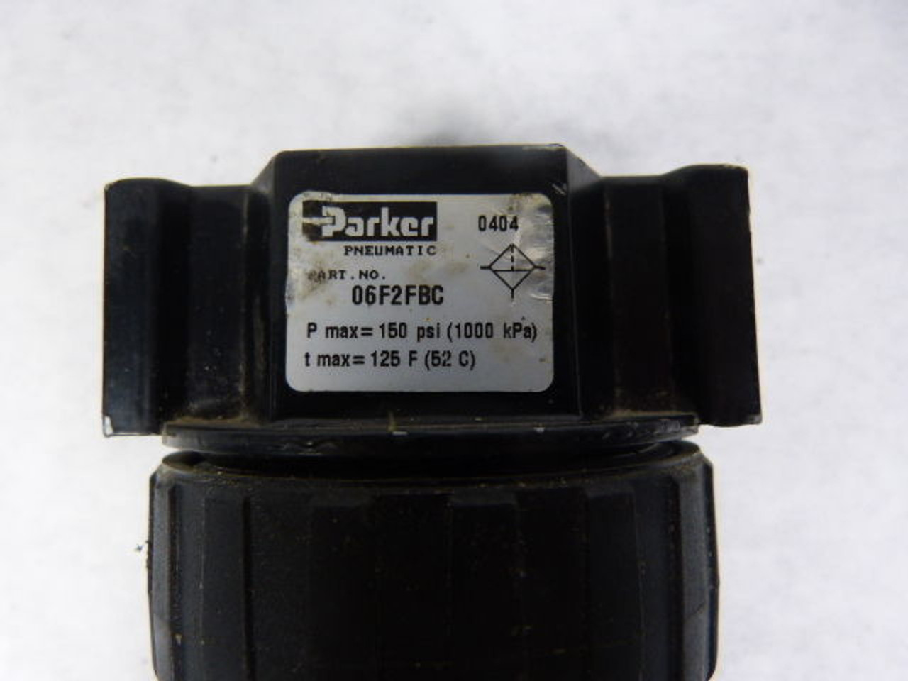 Parker 06F2FBC Finite Filter/Pneumatic Filter 150psi USED