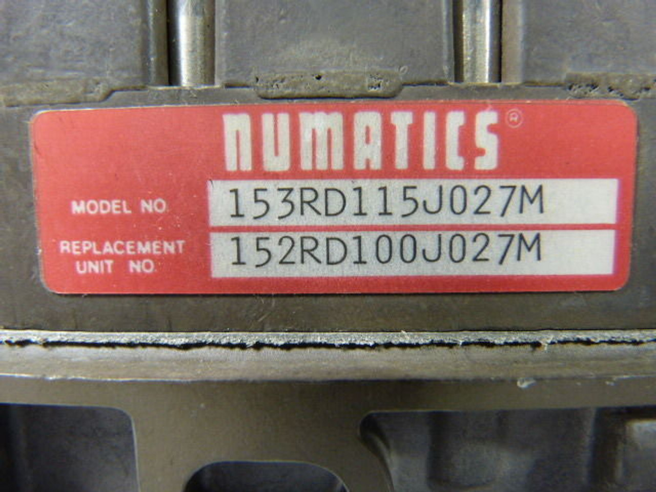 Numatics 153RD115J027M Regulator Valve USED