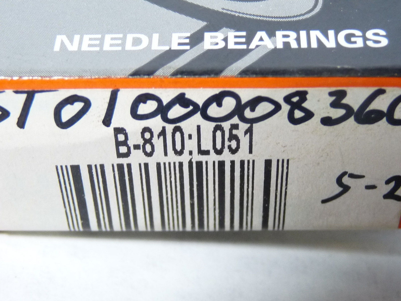 Torrington B-810 Needle Roller Bearing 1/2x11/16x5/8 ! NEW !