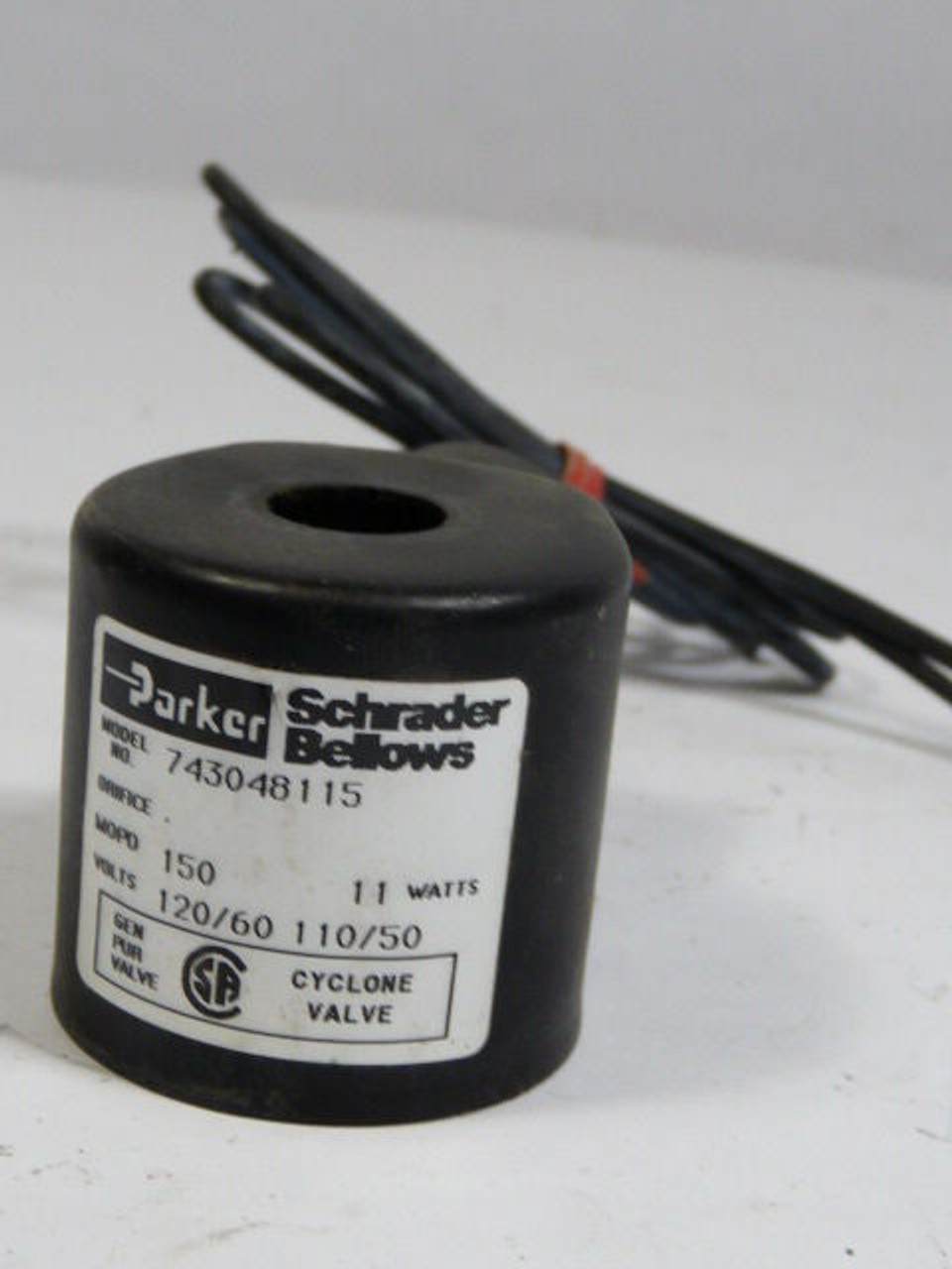 Schrader Bellows 743048115 Solenoid Valve 3Way 1Watt 120/60V USED