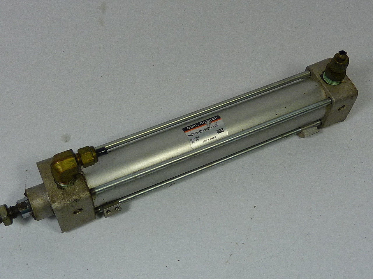 SMC NCDA1B150-0800-A54L Air Cylinder 250psi USED