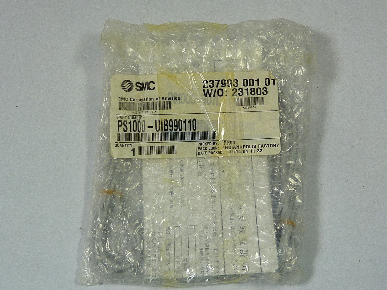 SMC PS1000-UIB990110 Digital Pressure Switch ! NEW !