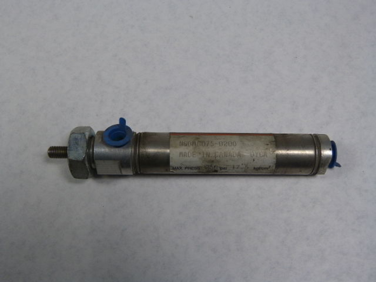 SMC NCDMB075-0200 Auto-Switch Pneumatic Cylinder 3/4" Bore 2" Stroke USED