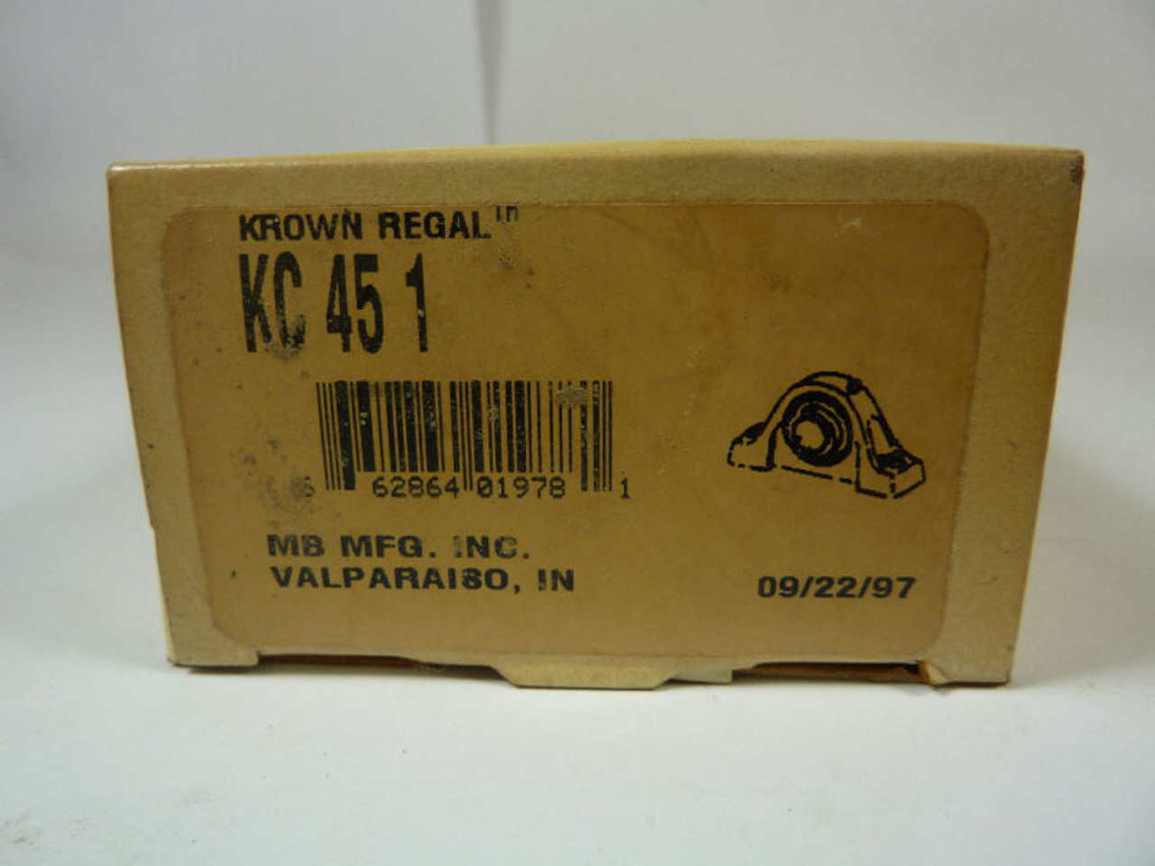 MB Krown Regal KC451 Pillow Block ! NEW !