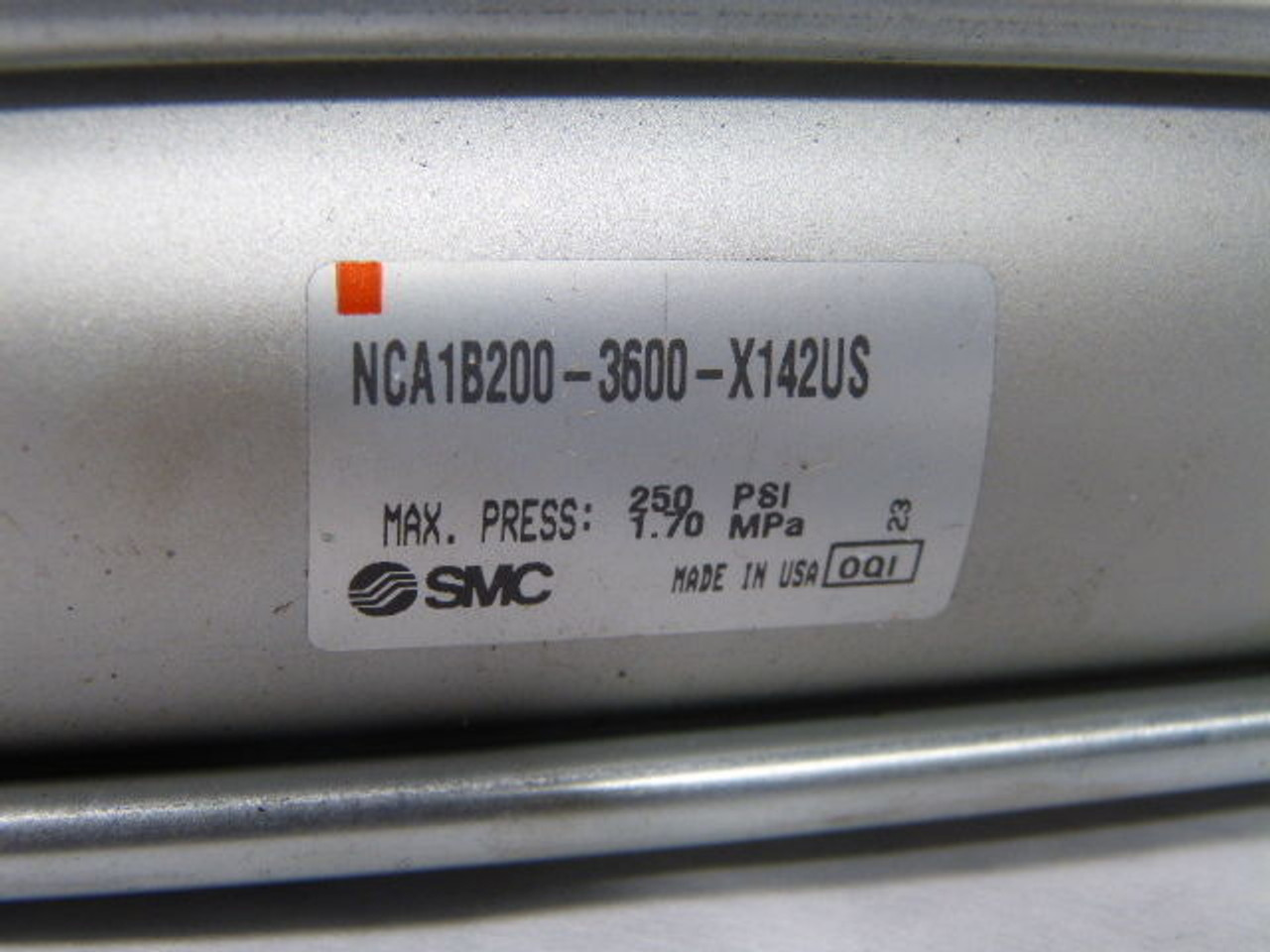 SMC NCA1B200-3600-X142US Pneumatic Tie-Rod Cylinder USED