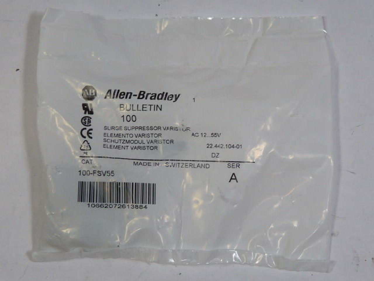 Allen-Bradley 100-FSV55 Surge Suppressor Module NWB