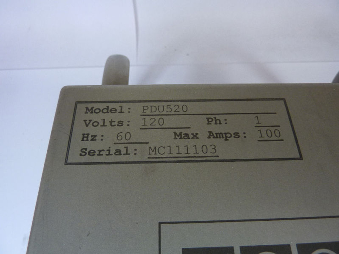 MC Lights PDU520 Amp Box 5x20 120V 1 Phase USED