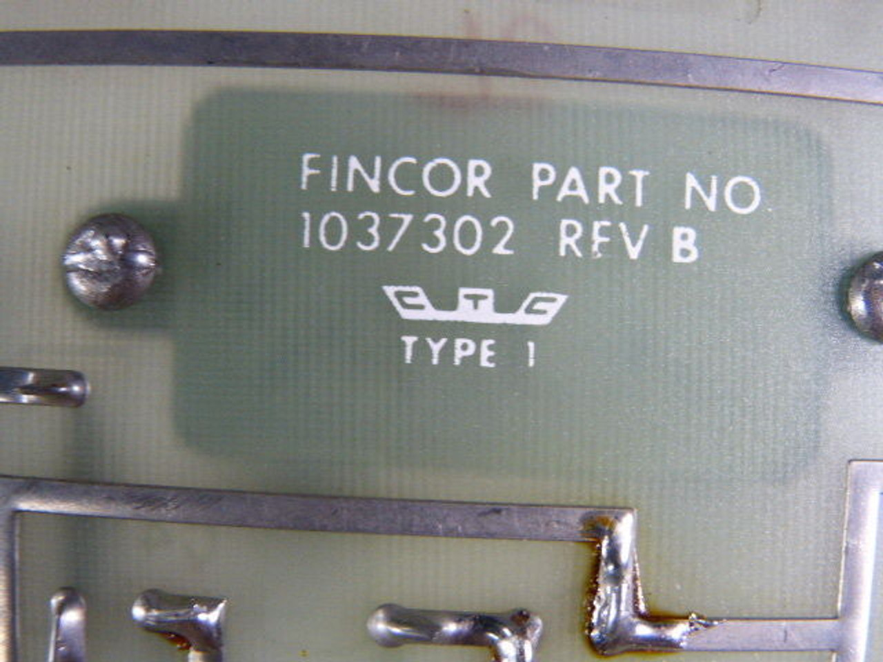 Fincor 1037301-0 1037302 Power Supply Module Board USED