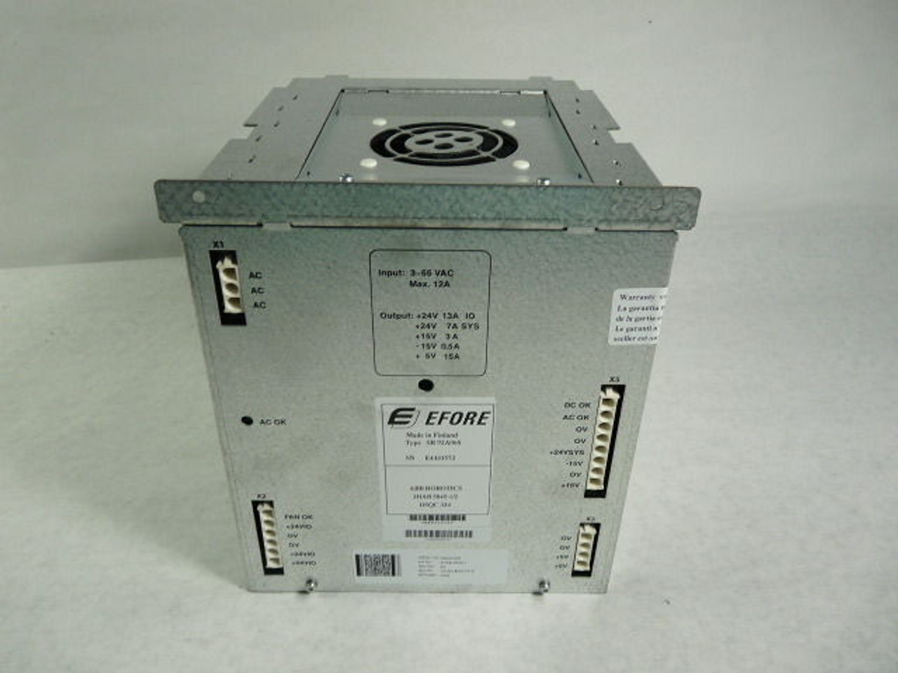 ABB Efore SR92A060 3HAB5845-1/2 Power Supply Unit 3-55 VAC 12A ! NEW !