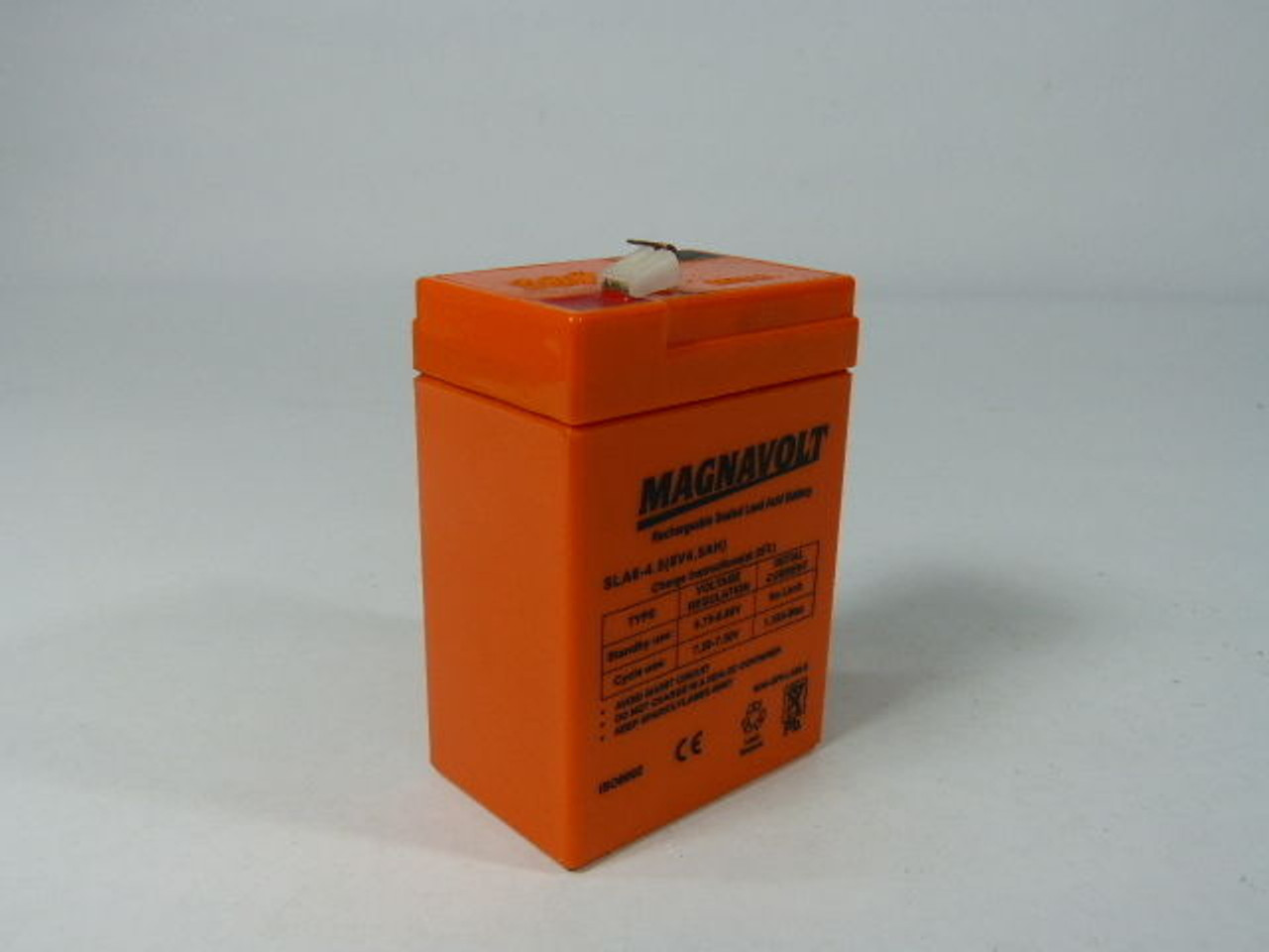 Magnavolt SLA6-4.5 Rechargeable Sealed Lead Acid Battery 6V 4.5AH USED