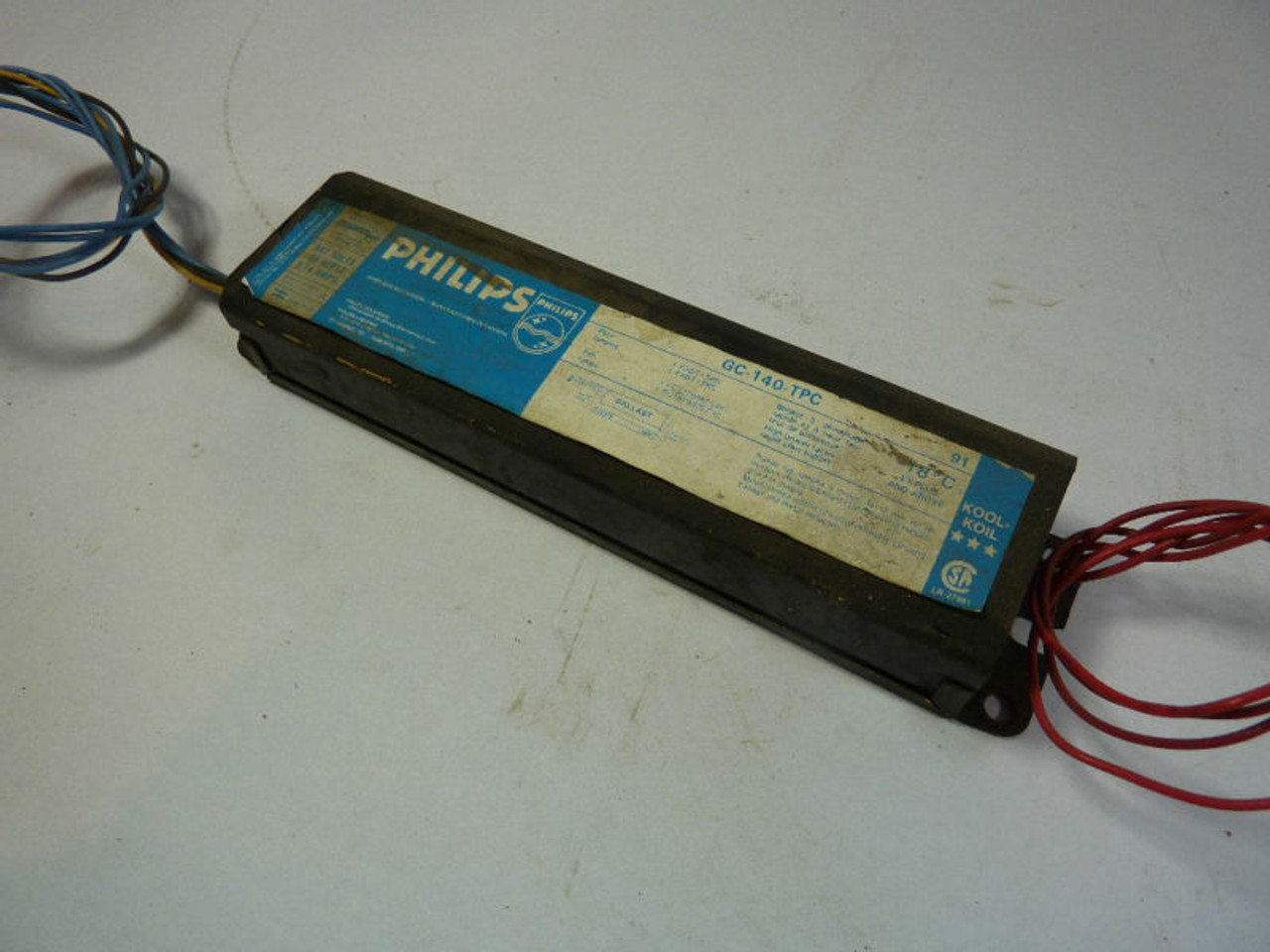 Philips GC-140-TPC Ballast 347V 60Hz USED