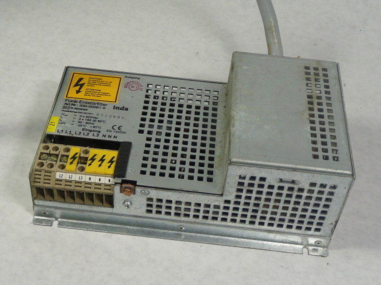 Inda 330-00061-0 Power Supply 3 x 520VAC 50/60Hz B9903059 USED