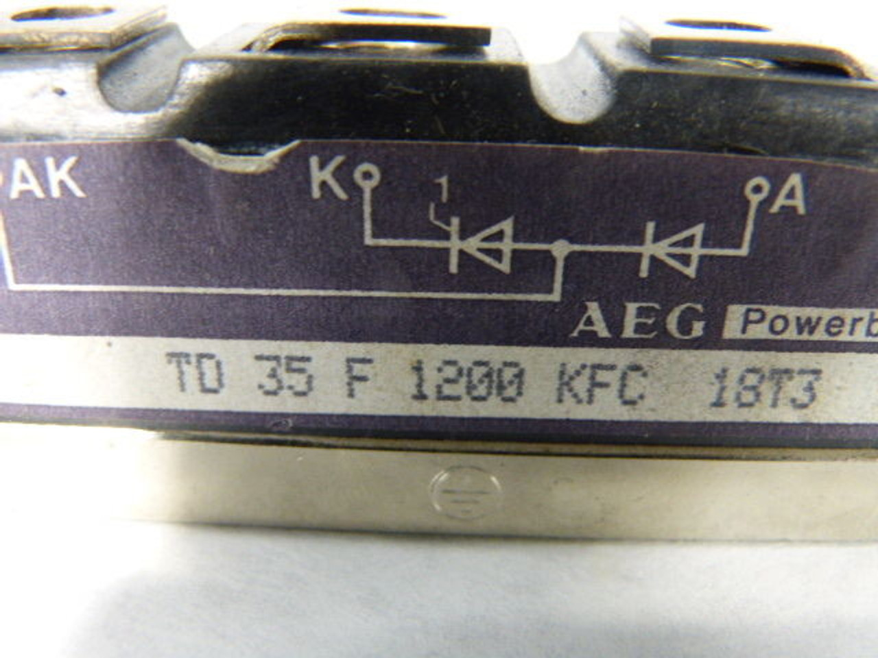 AEG TD-35-F-1200-KFC-18T3 Power Block Module USED