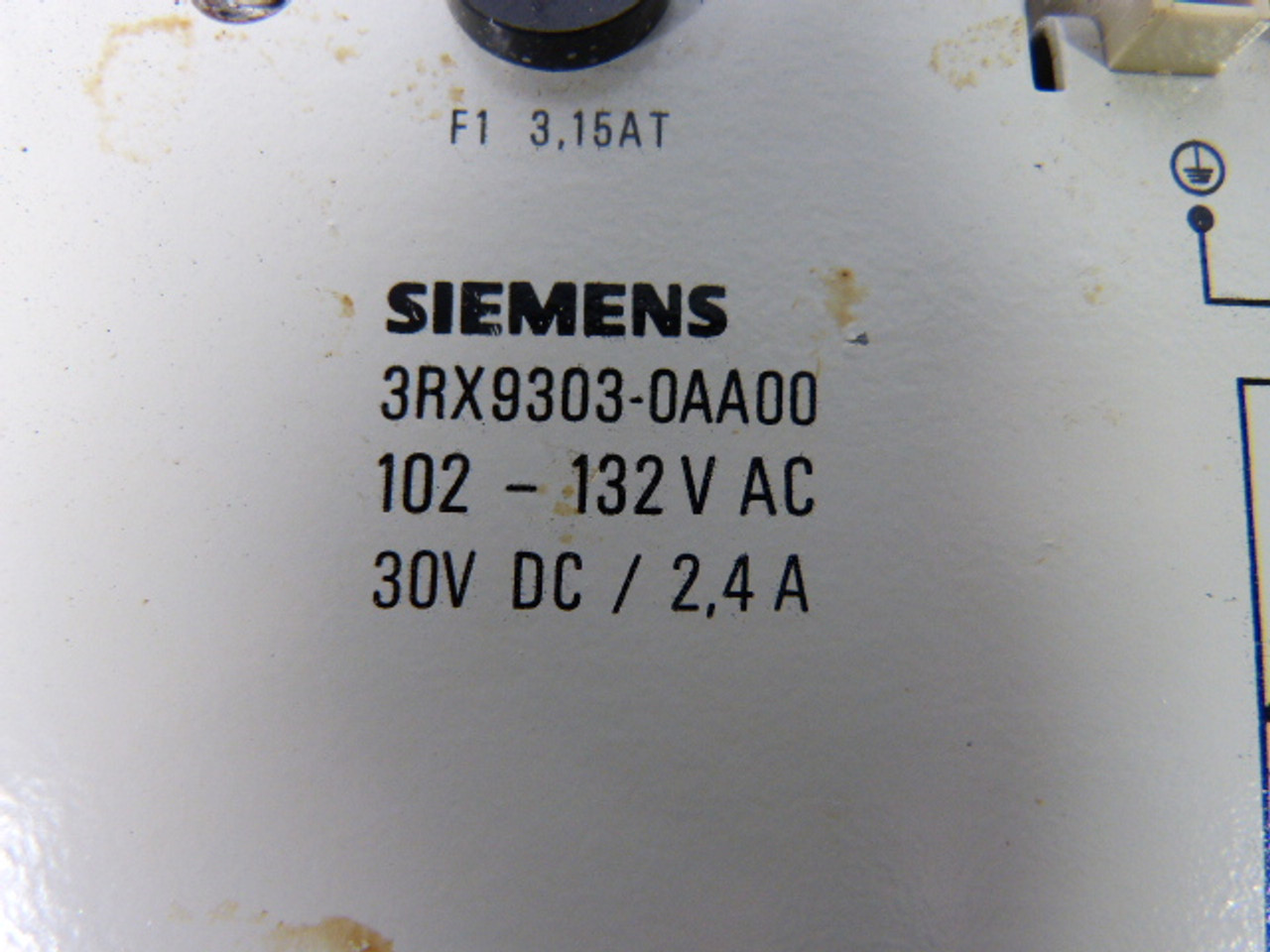 Siemens 3RX9303-0AA00 Power Supply 2.4Amp 30VDC USED