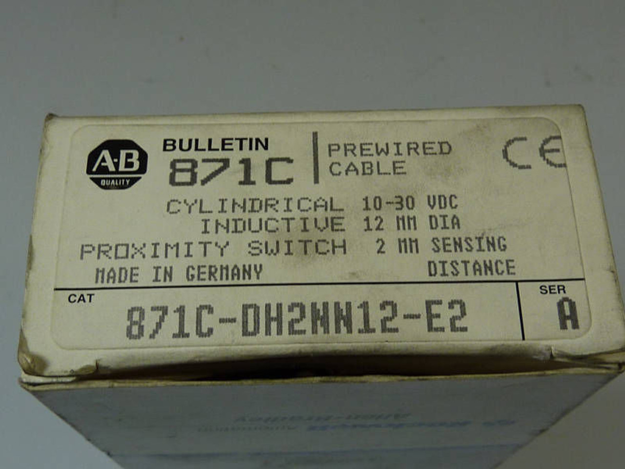 Allen-Bradley Proximity Switch 10-30VDC 871C-DH2NN12-E2 ! NEW !