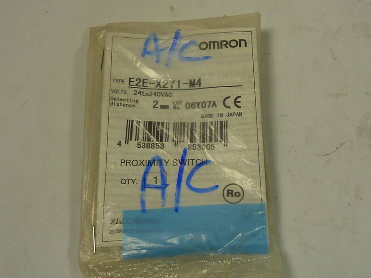 OMRON E2E-X2Y1-M4 Inductive Proximity Sensor ! NEW !