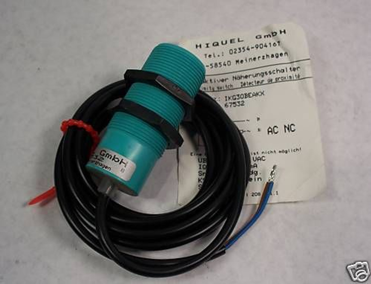 HIQUEL 67532 | D-58540 Inductive Proximity Switch ! NOP !