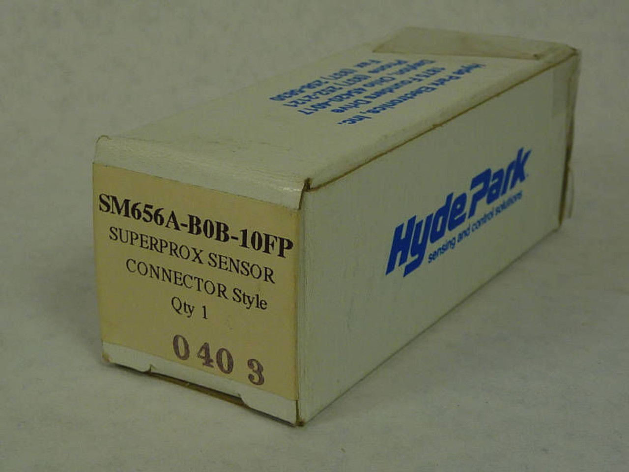 Hyde Park Ultrasonic Analog Sensor SM656A-B0B-10FP !NIB