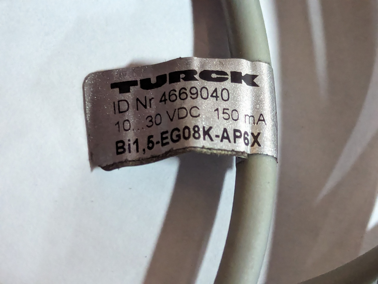 Turck BI1.5-EG08K-AP6X Inductive Proximity Switch 10-30VDC 1.5mm NO HARDWARE NOP