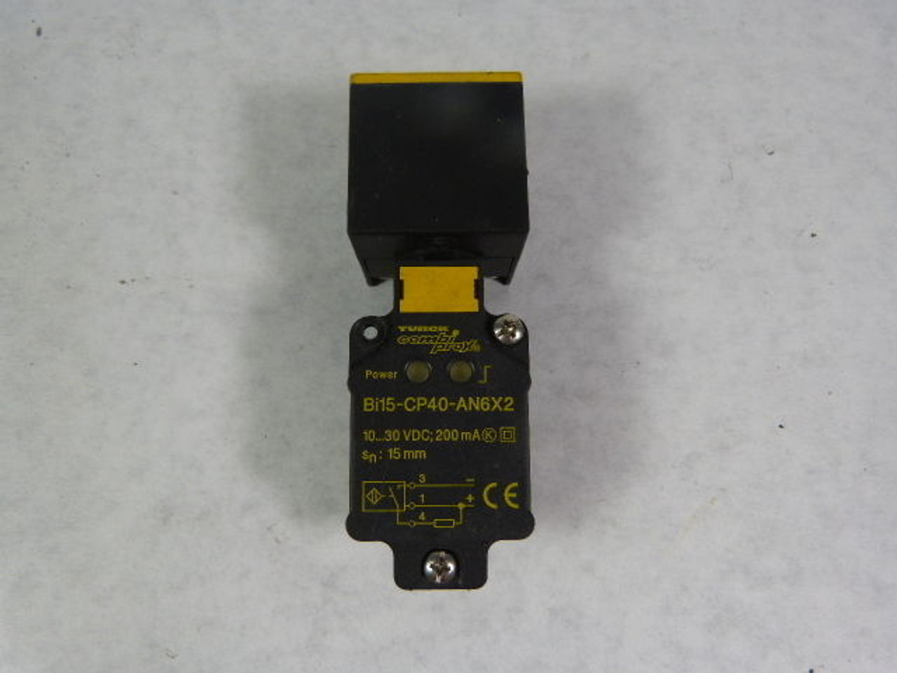 Turck Bi15-CP40-AN6X2 Inductive Proximity Switch 200mA 15mm 10-30VDC USED