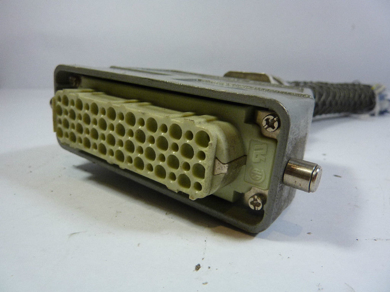 Harting HS-12 Connector Plug 10 Amp 25 Pin USED