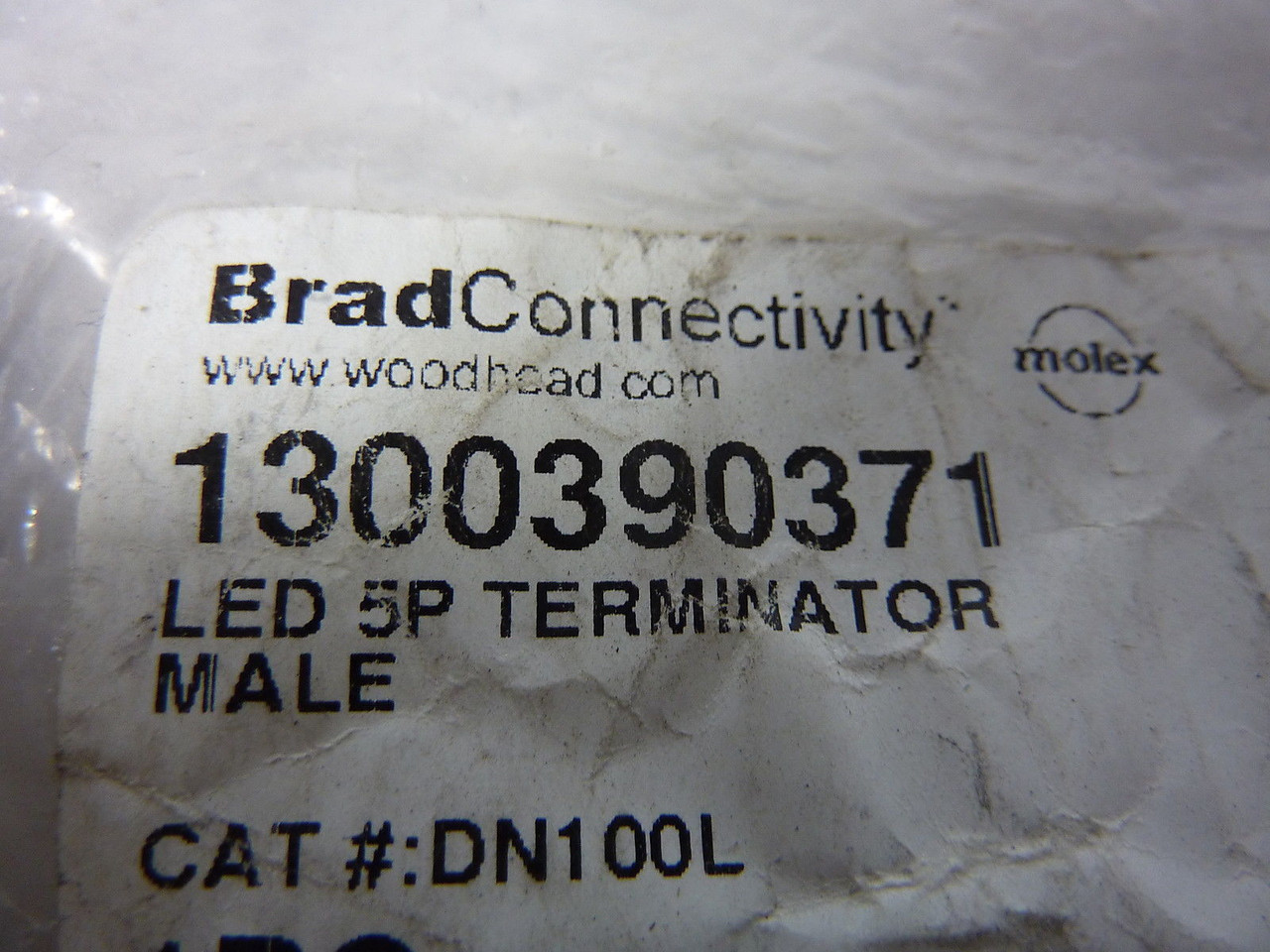 Brad Connectivity 1300390371 LED Connector Terminator  Male 5 Pin ! NEW !