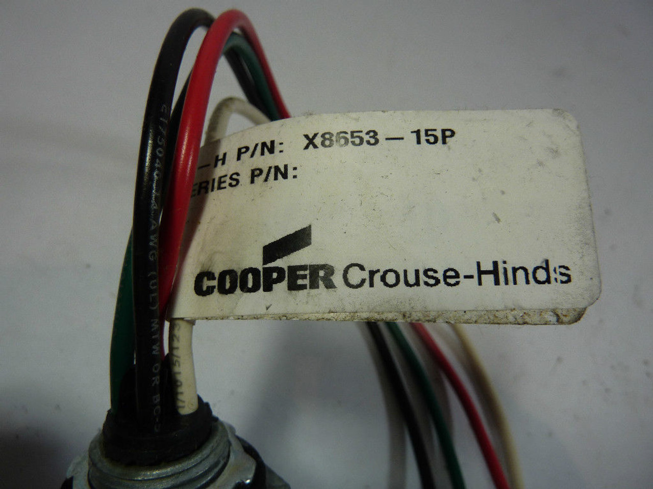 Crouse-Hinds X8653-15P Connector 12 Amp 600V USED