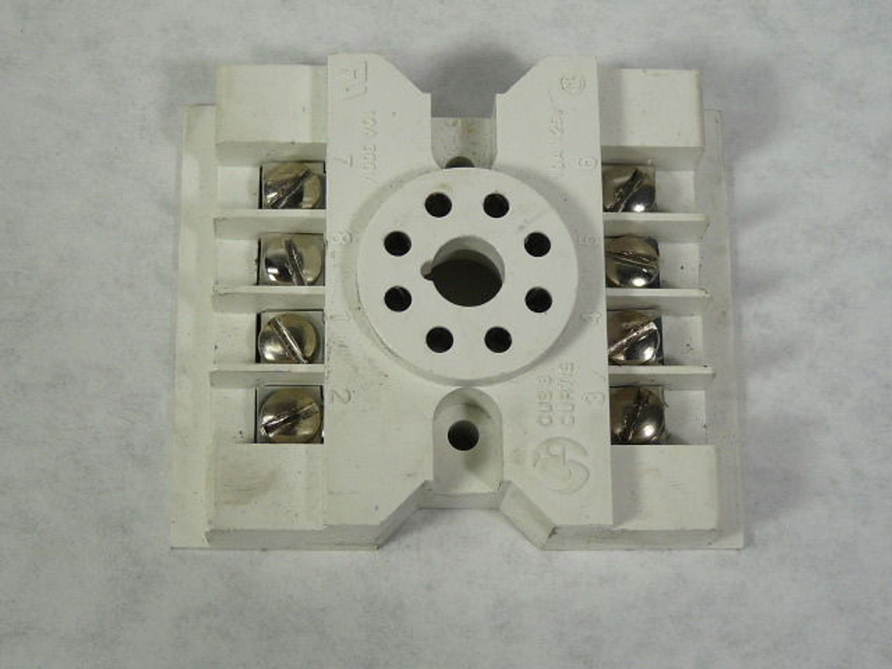 Curtis CUS8 CUS-8 Octal Relay Socket 8-Pin 10A 125/300V USED