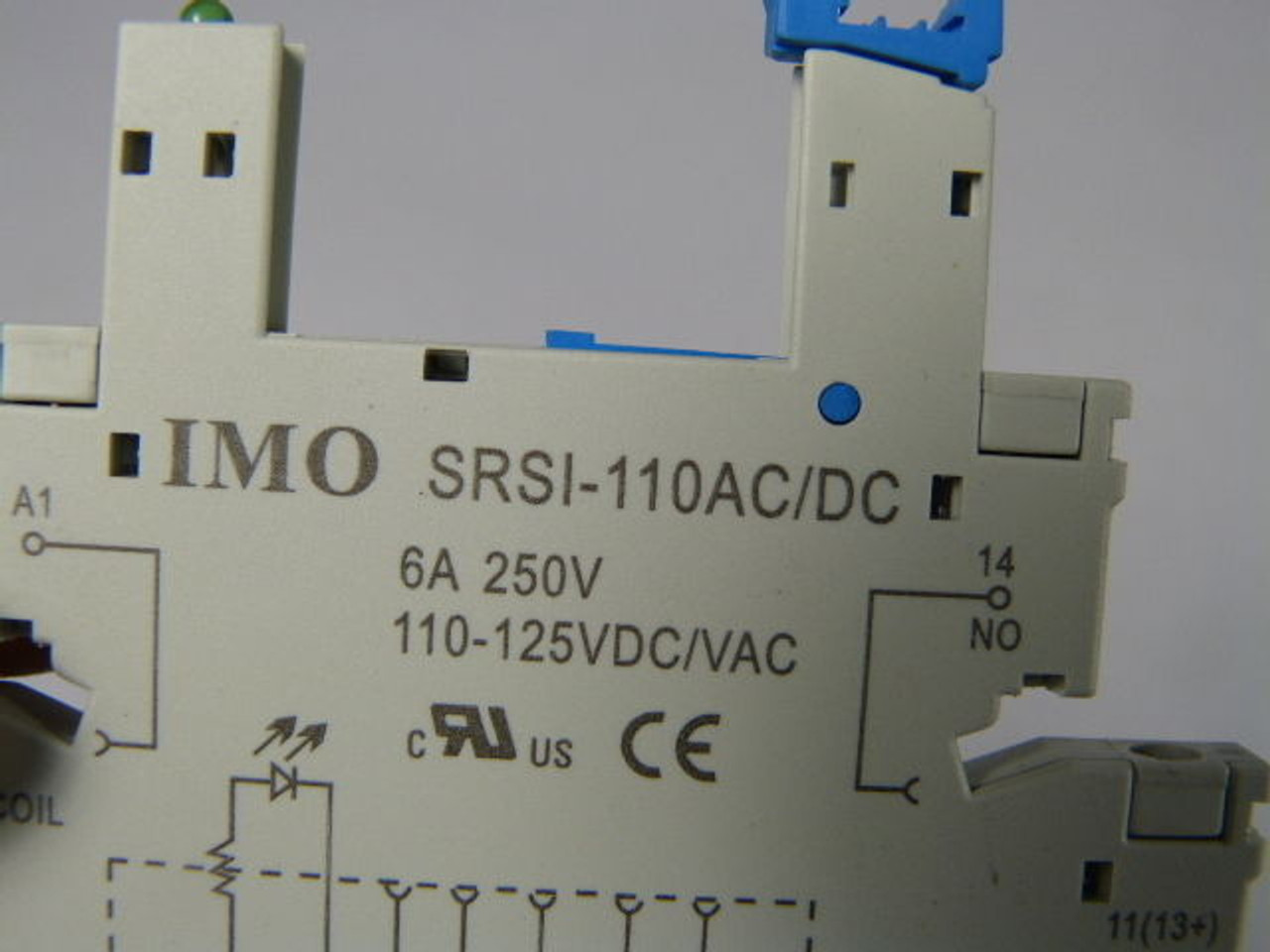 IMO SRSI-110AC/DC Sub-Miniature Relay Socket 6A 250V 110/125VDC/VAC ! NEW !