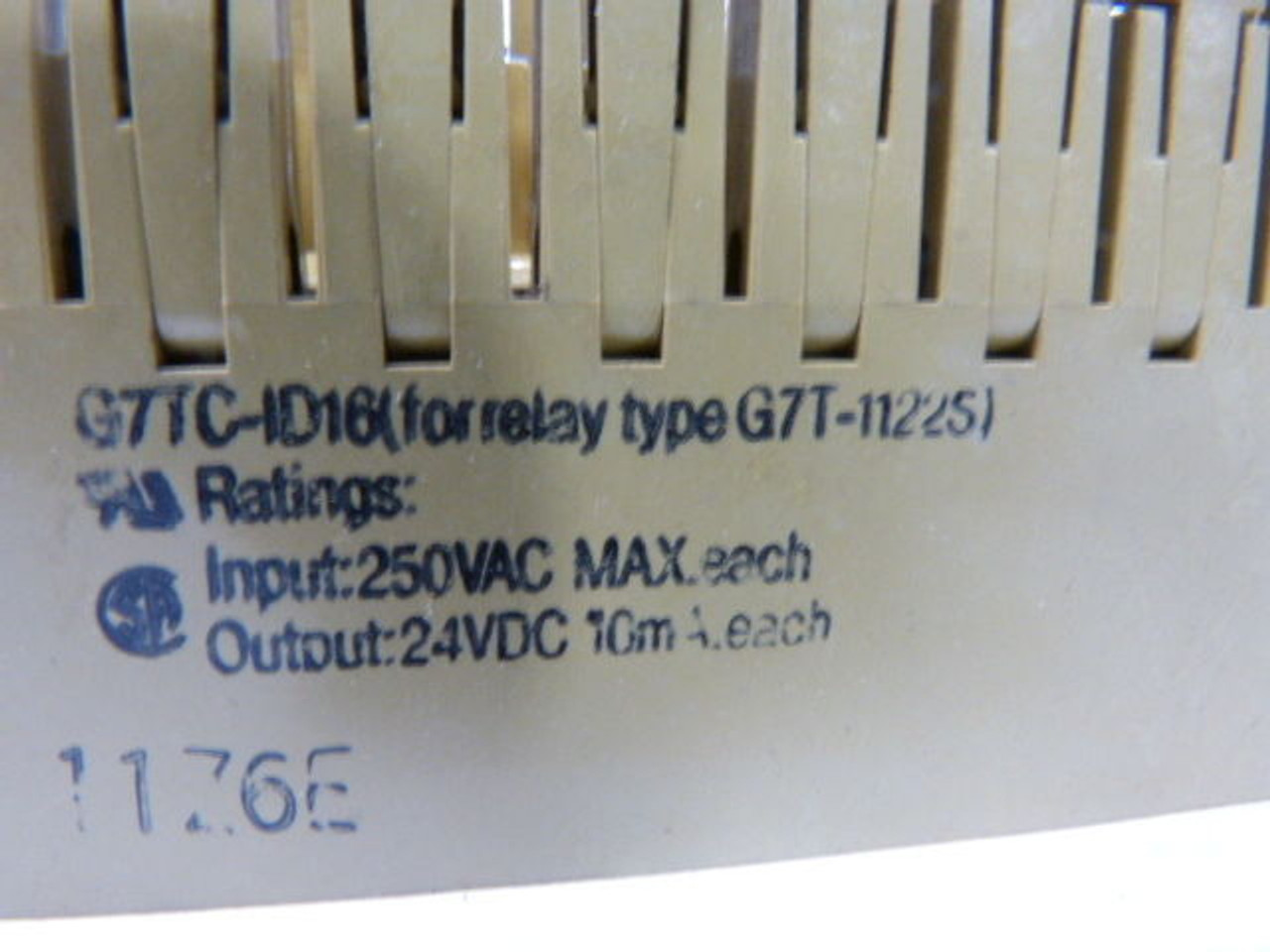 Omron G7TC-ID16-DC24 I/O Relay Block 16Pt 24VDC USED