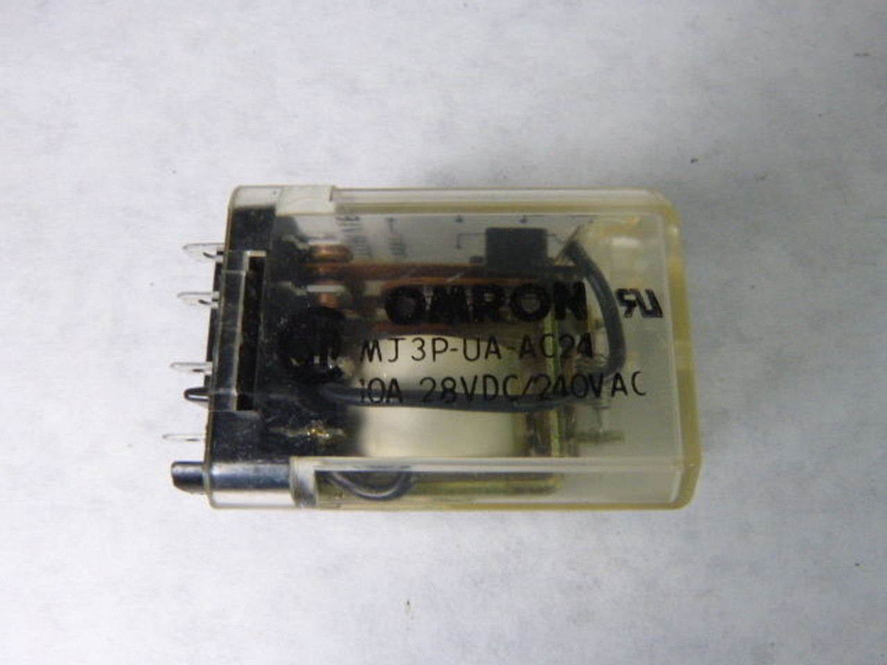 Omron MJ3P-UA-AC24 11 Pin Relay 10Amp 24VAC USED