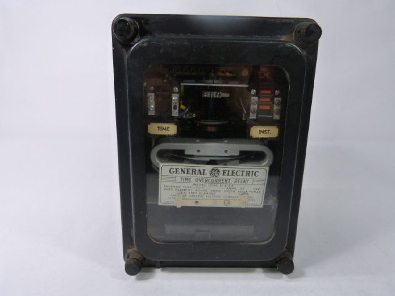 General Electric 12IAC-51-B3A Time Overcurrent Relay 60amp 24V USED