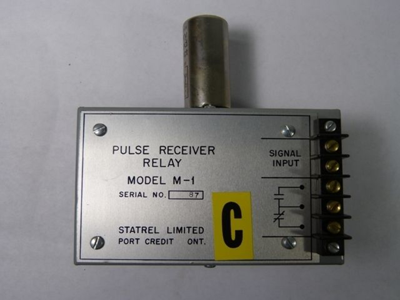 Statrel Model M-1 Pulse Receiver Relay USED