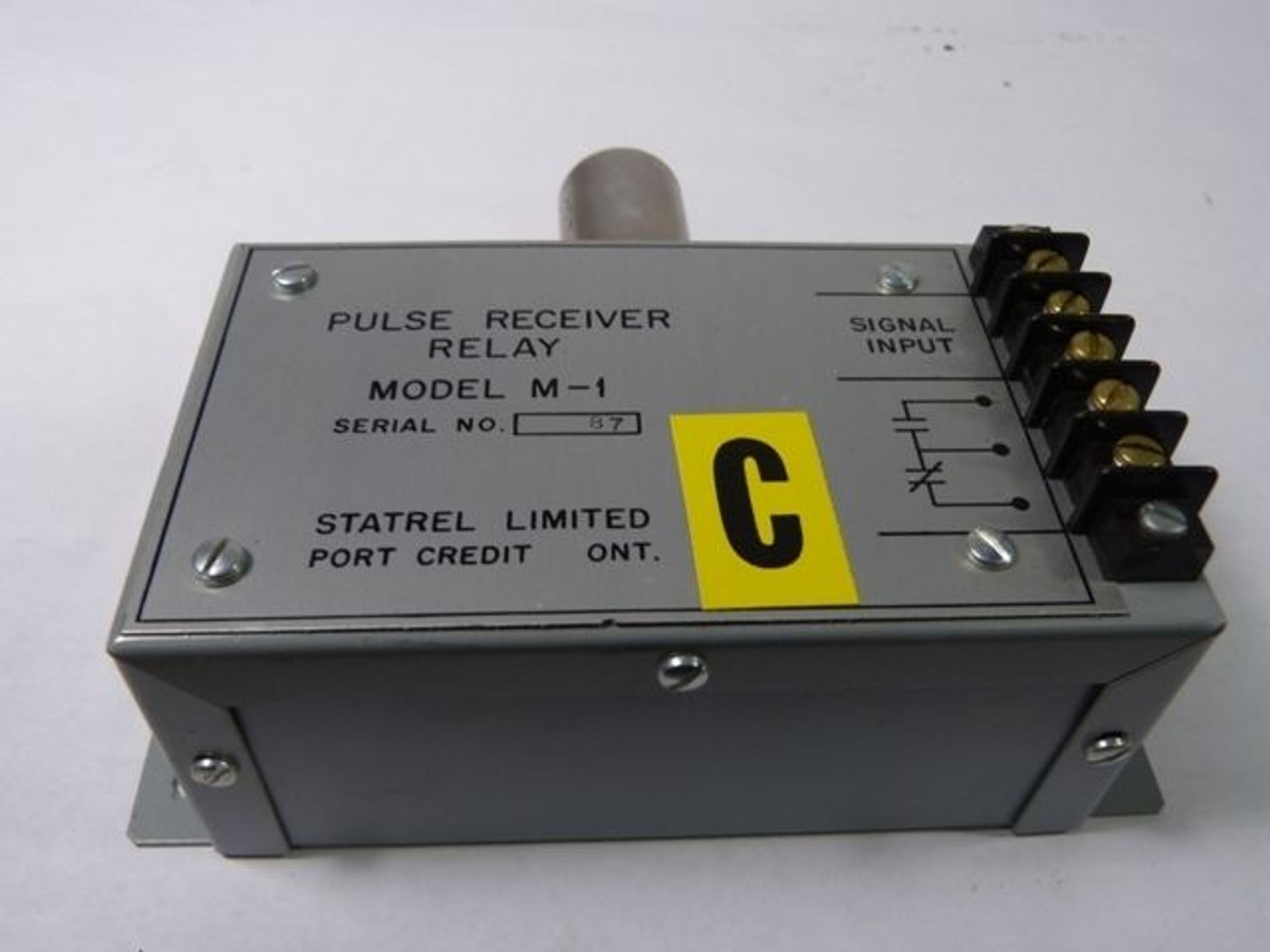 Statrel Model M-1 Pulse Receiver Relay USED