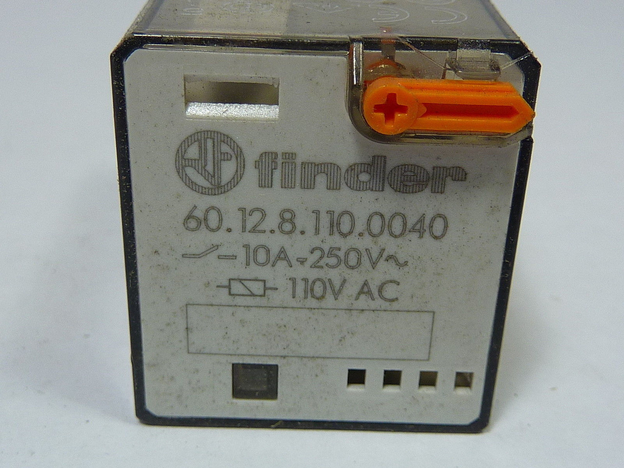 Finder 60.12.8.110.0040 General Purpose Relay 110VAC 10A USED