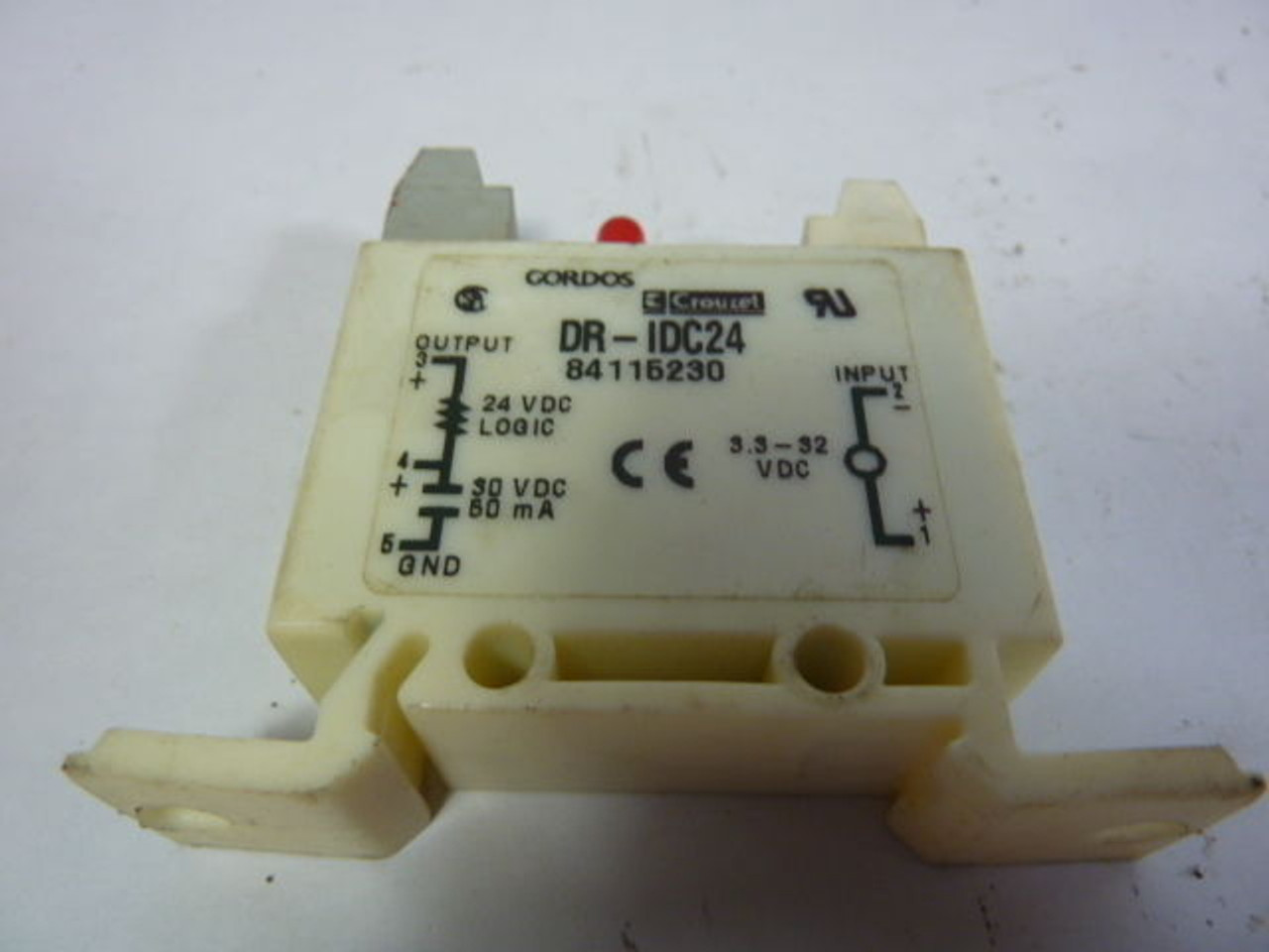 Gordos / Crouzet DR-IDC24 Input Module Relay USED