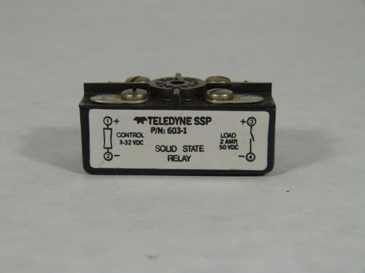 Teledyne 603-1 Solid State Relay 50VDC 2A USED