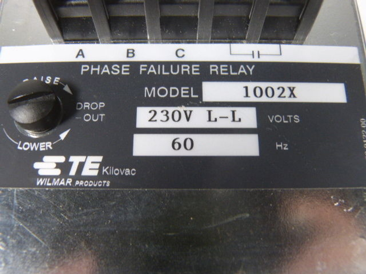 Wilmar 1002X Phase Failure Relay 230V L-L 60Hz ! NEW !