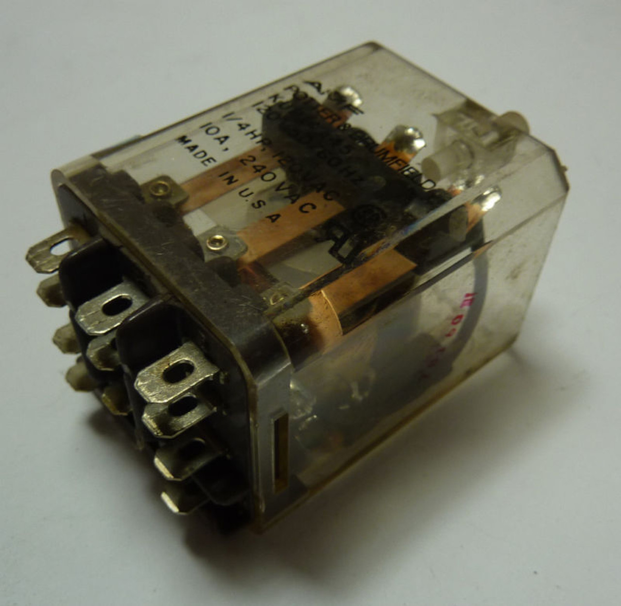 Potter & Brumfield AMF KUP14A45 Relay 10 Amp USED