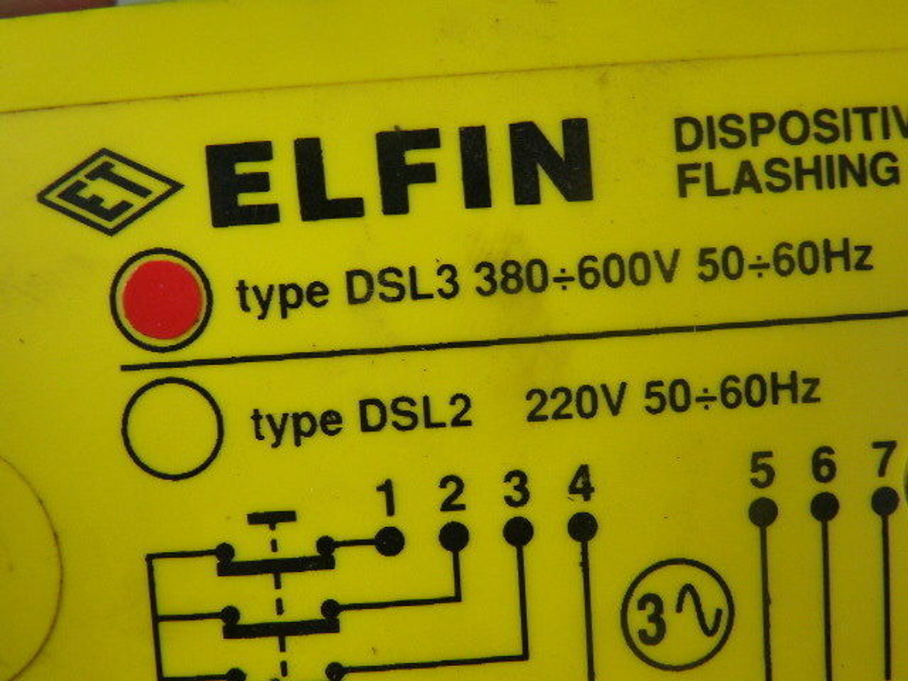 Elfin DSL3 Flashing Safety Apparatus 50/60Hz 300/500V USED
