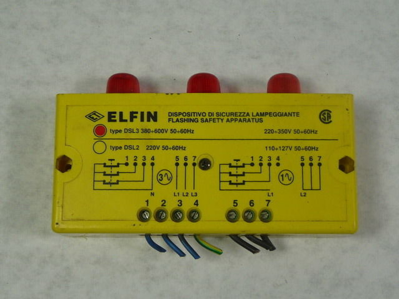 Elfin DSL3 Flashing Safety Apparatus 50/60Hz 300/500V USED