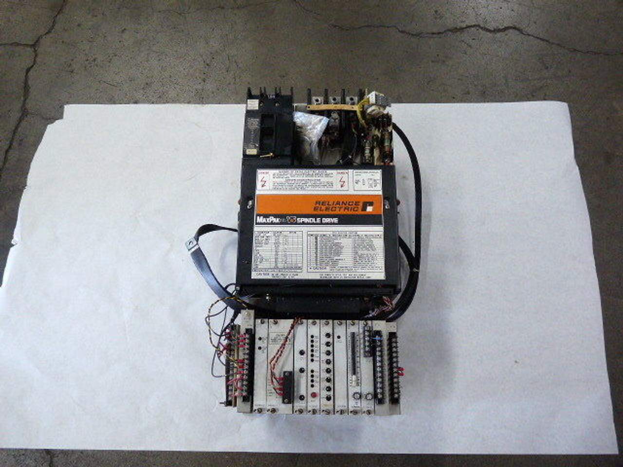 Reliance Electric 801429-21VF MaxPak Plus Spindle Drive 480VAC 3Ph 60hp USED