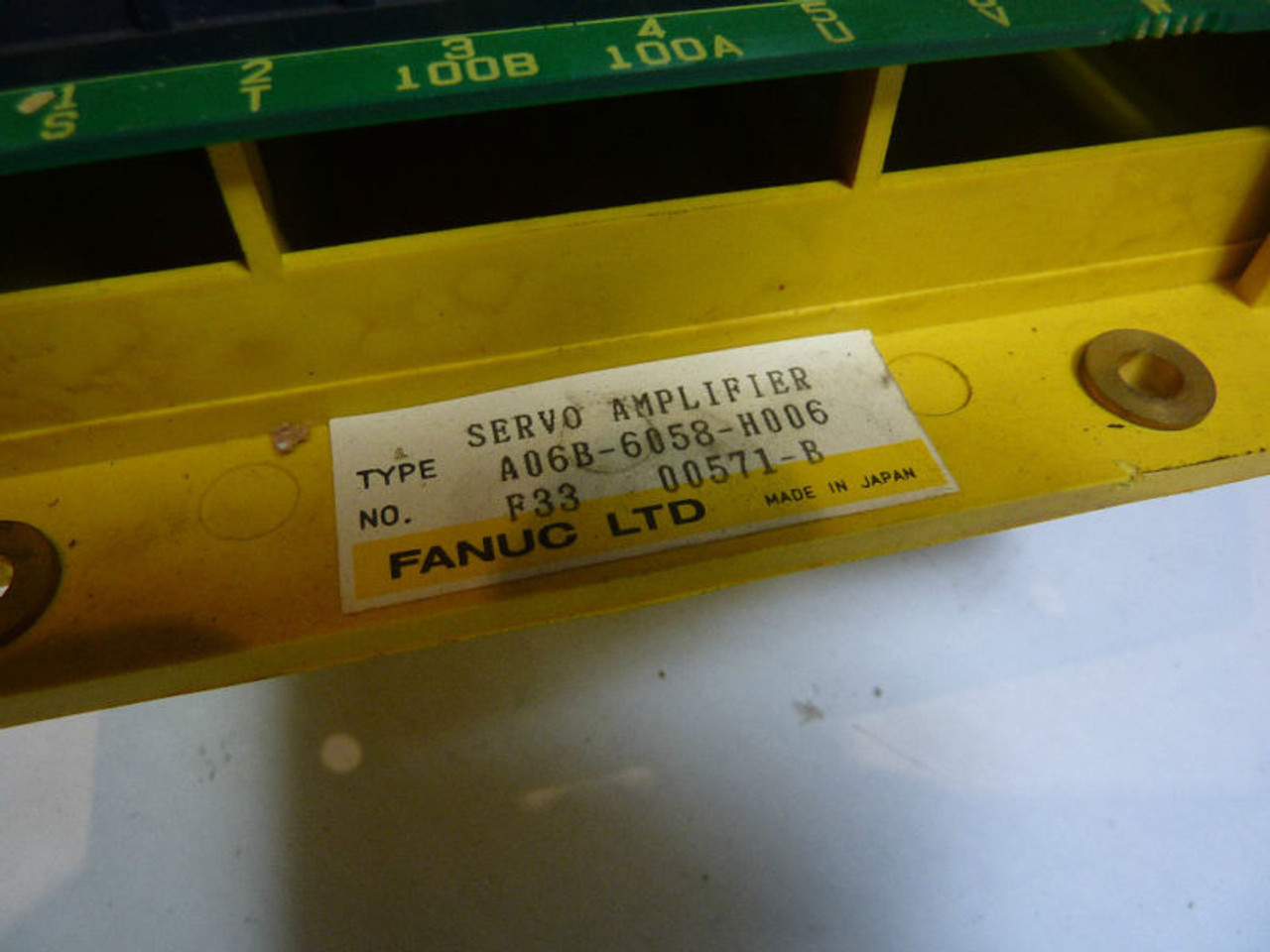 Fanuc A06B-6058-H006 AC Servo Amplifier 20/30V USED