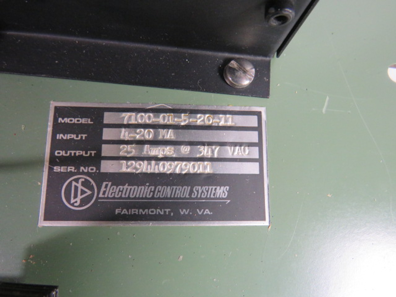 Electronic Control Systems 7100-01-5-20-11 Controller Unit ! NOP !