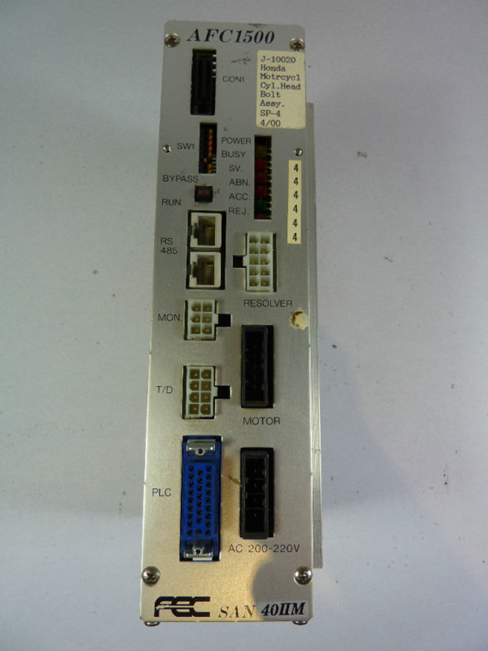 FEC SAN-40II Display Controller 200-220VAC USED