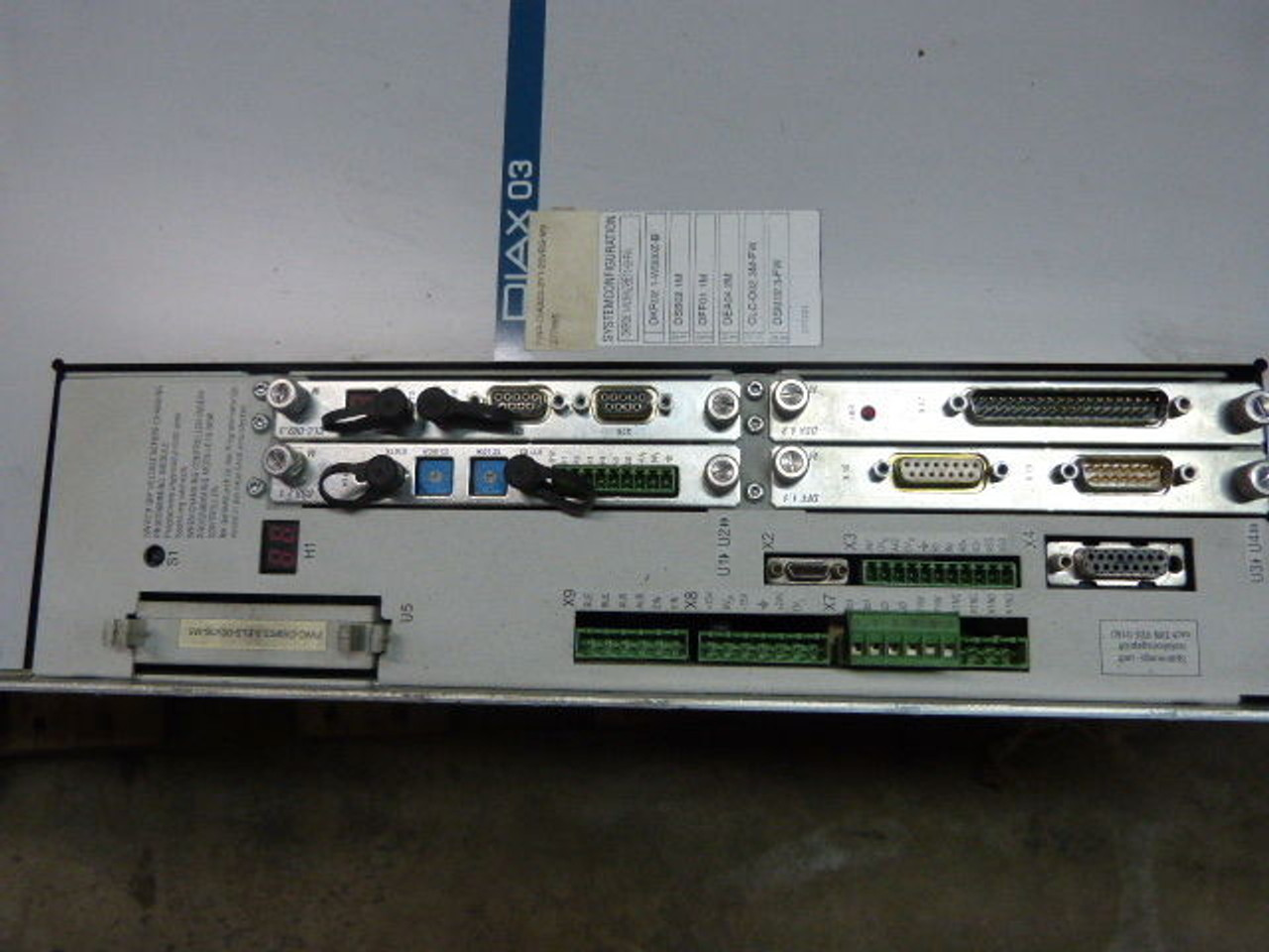 Indramat DKR02.1-W300Z-BE11-02-FW Digital AC Servo Controller USED
