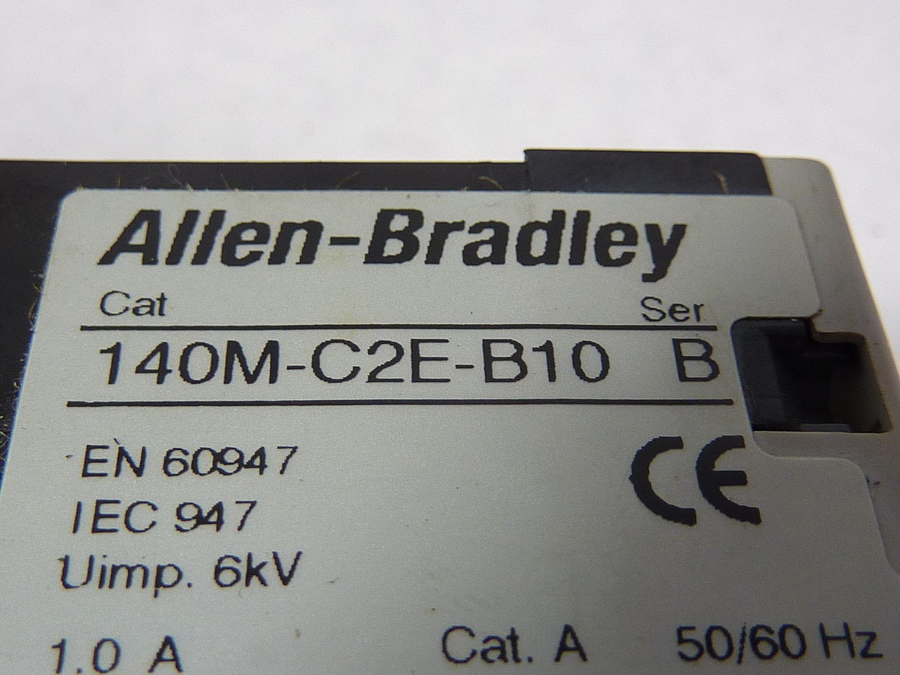 Allen-Bradley 140M-C2E-B10 Series B Manual Motor Starter 600V 0.63-1A USED