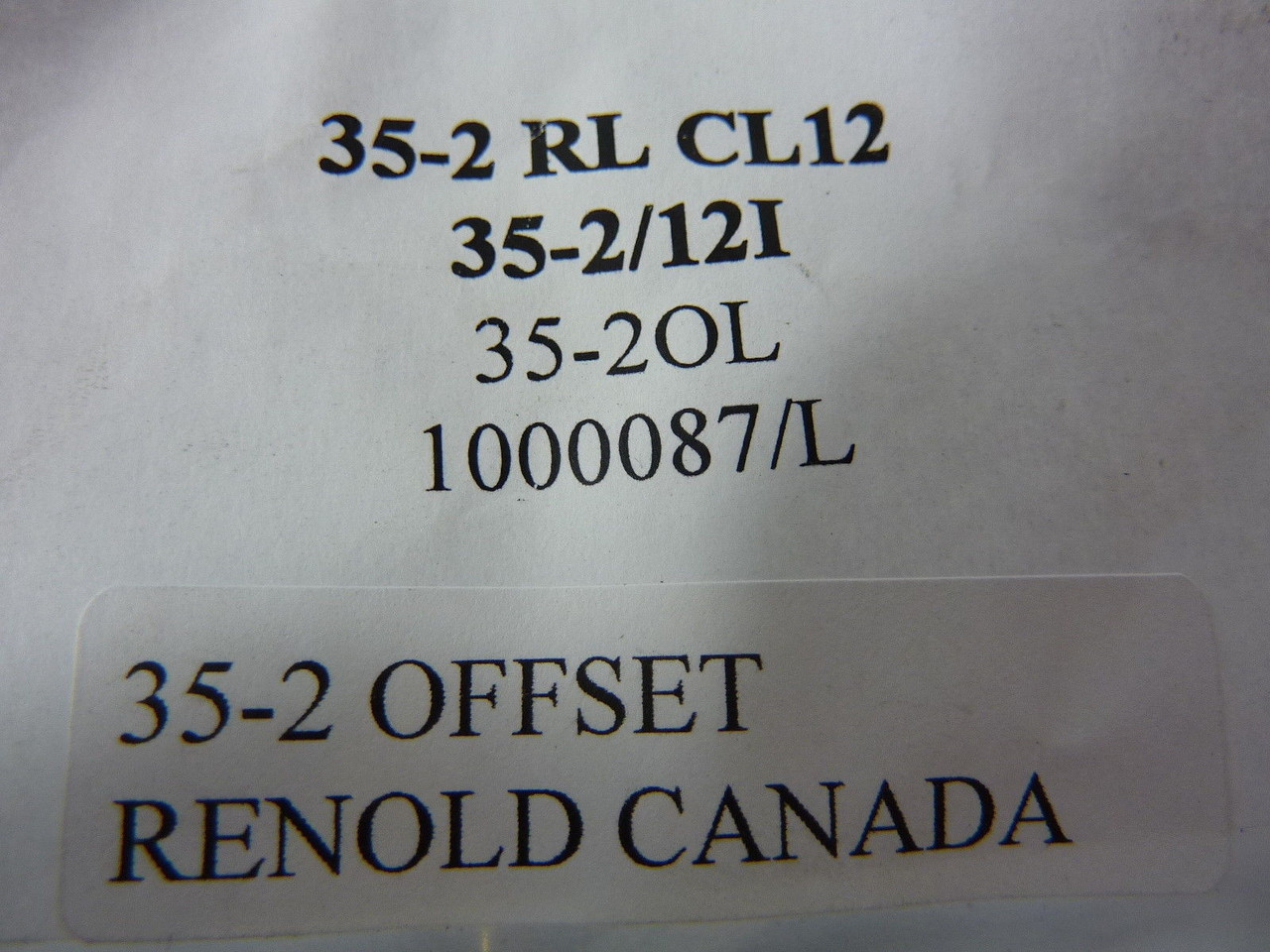 Renold 35-2OL Offset Link ! NEW !