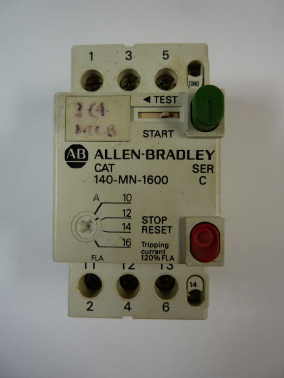 Allen-Bradley 140-MN-1600 Series C Motor Starter 25 Amp USED