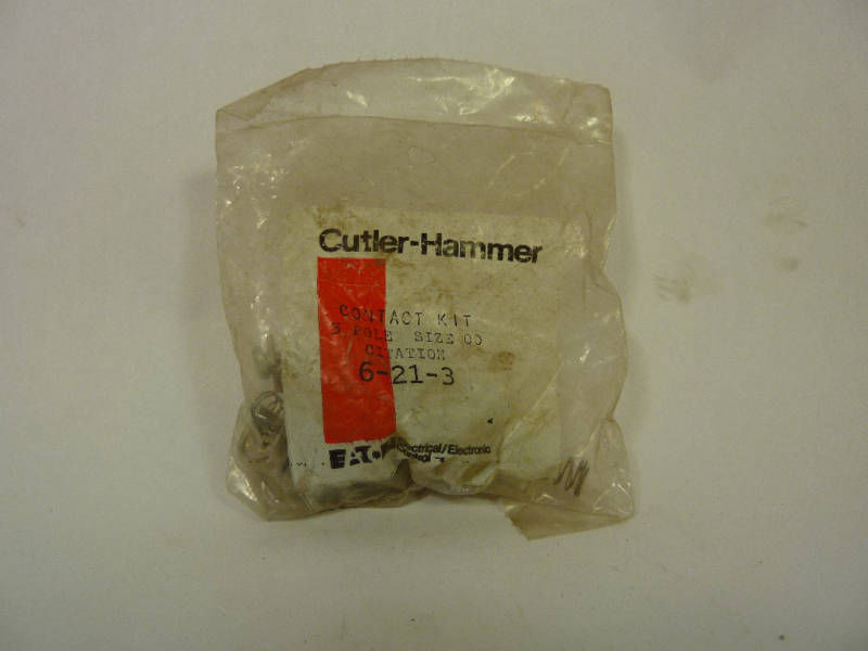 Cutler-Hammer Contact Kit 3Pole Size0 Citation 6-21-3 ! NEW !